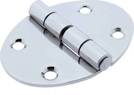 Luikscharnier 51x35x2,0mm L1 25,5mm Rvs 304