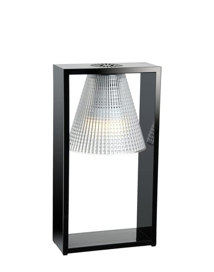 Kartell Light-Air Tafellamp Sculpted Black/ Cristal