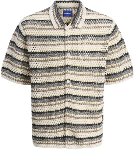 Jack & Jones Gebreide overhemd Gestreept Gebreide overhemd