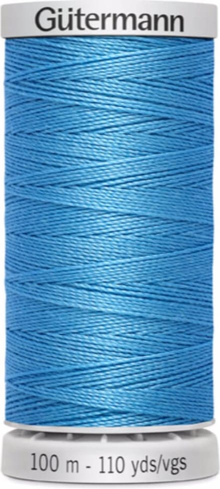 Gutermann Super Sterk Garen 100 Mtr. Col. 197 Blauw.