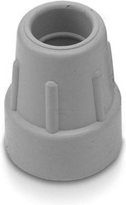 Dop wandelstok / Elleboogkruk 19 mm Grijs - 2 stuks