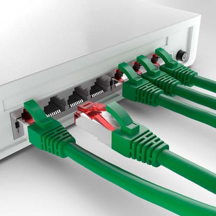 Wentronic 95514 - Cat 6 UTP-kabel - RJ45 - 5 m - Groen