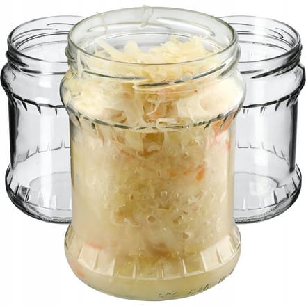 KADAX Pot 500 ml potten Mason Jar Honingjam Glas 0,5 L 16 stuks Fi 82