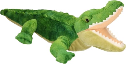 Wild Republic Knuffel krokodil - pluche - knuffeldier - 38 cm