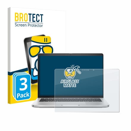 BROTECT - Screenprotector voor Dell Pro 14 Plus 2-in-1 PB14255 - Folie Beschermfolie Beschermglas matte 3 Stuks