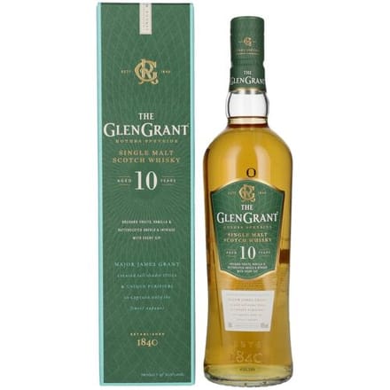 Glen Grant 10 Years Old Single Malt 40% Vol. 0,7l in geschenkverpakking