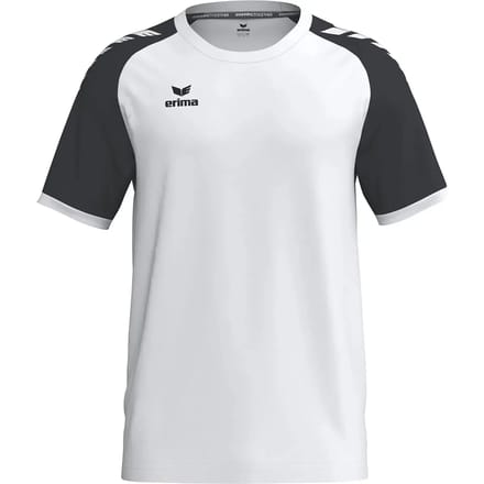Erima Wings Shirt Korte Mouw Heren - Wit / Zwart | Maat: M