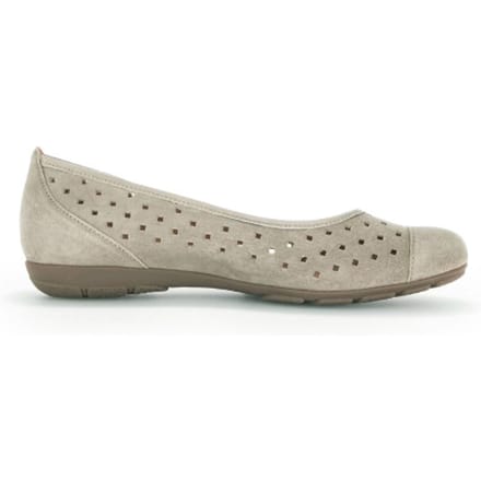 Gabor 24.169.31 - dames ballerina - Grijs - maat 42.5 (EU) 8.5 (UK)