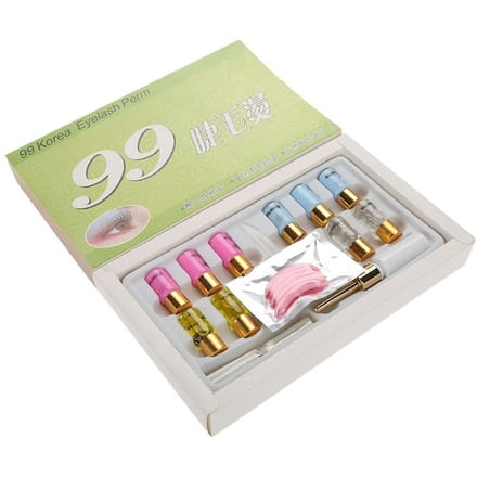 Kit de permanente pour cils naturels longue durée, recourbe-cils, outils de maquillage white