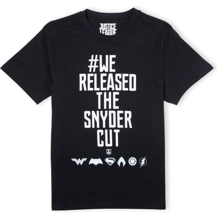 Justice League We Released The Snyder Cut Unisex T-Shirt - Black - S
