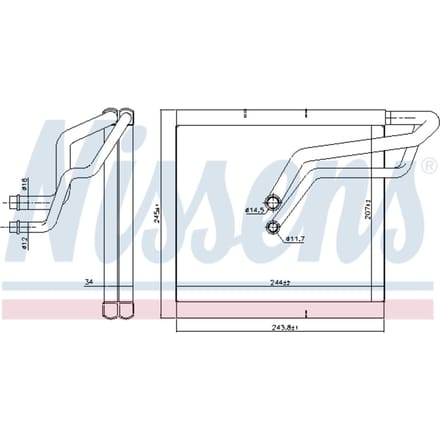 Verdamper, airconditioning NISSENS 92366
