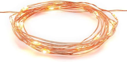 LED Retro verlichting koperdraad.