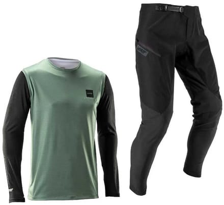 Leatt Gravity 1.0 T-shirt Met Lange Mouwen Groen 2XL Man