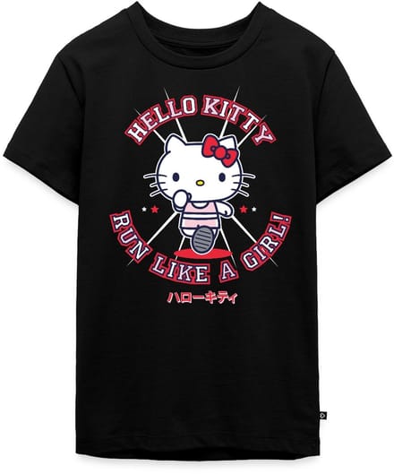 Hello Kitty Run Like A Girl Premium T-Shirt Tiener
