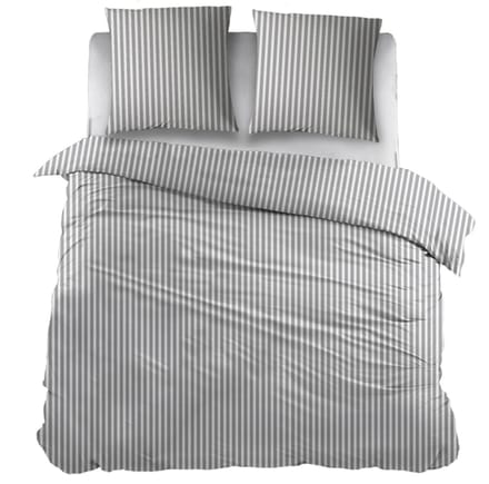 Snoozing Carine Dekbedovertrek - Extra breed - 260x200/220 cm - Grey