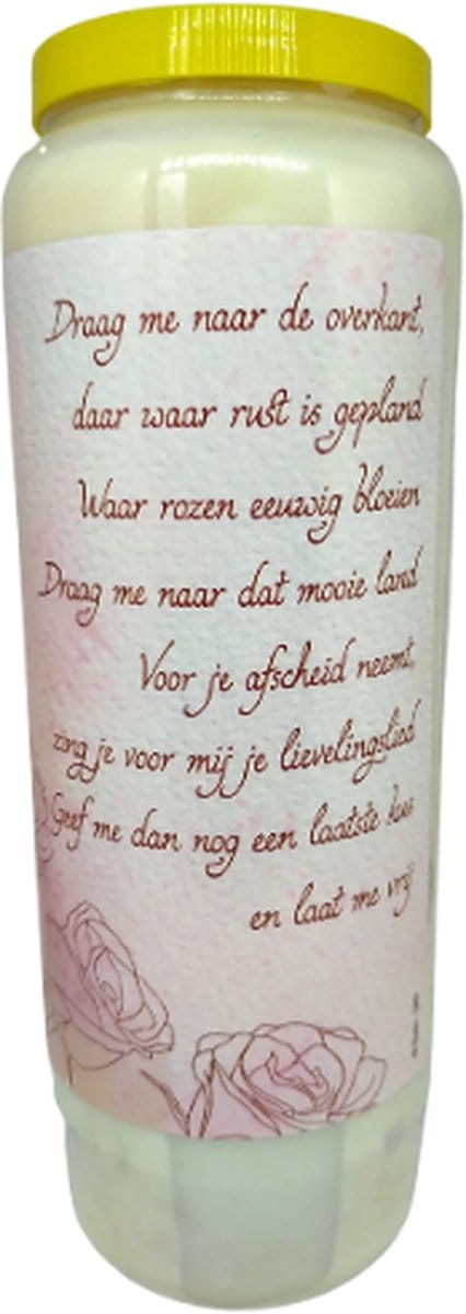 Draag me naar de overkant – Noveenkaars – 9 dagen brander (5 stuks)