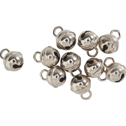 Bellen, 9 mm, Zilverkleurig