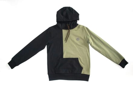 LewyLou NO4 Hoodie zwart met groen