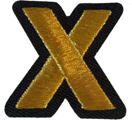 Fjesta© Oeteldonk embleem - Gouden letter X
