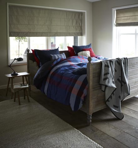At Home With Marieke Montana dekbedovertrek - Navy - 2-persoons (200x200/220 cm + 2 slopen)