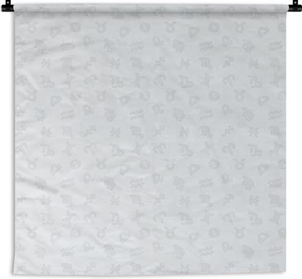 Wandkleed - Wanddoek - Sterrenbeeld - Astrologie - Design - 120x120 cm - Wandtapijt