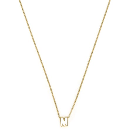 Luxenter Ketting met 18-karaats geelgouden afwerking - Alphabet