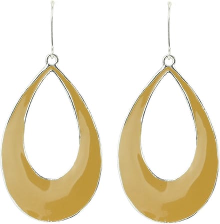 Behave - Oorbellen dames druppelvorm - goudkleur - elegant modern