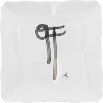Off-White x Ginori 1735 Dienblad Wit Vierkant Dienblad Bord