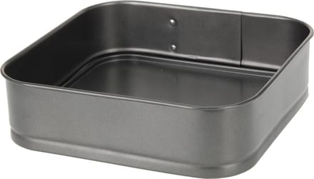 DoaBuy springvorm vierkant 24 x 24 x 6.5 cm antraciet