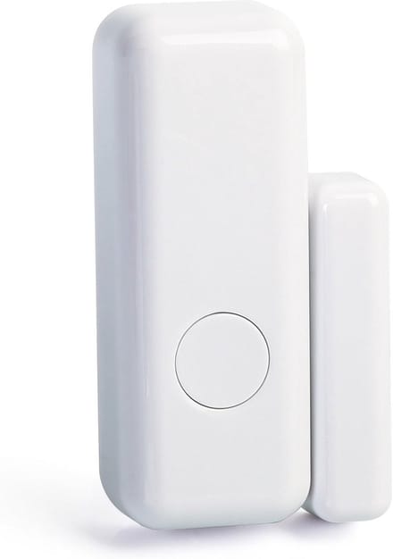 Draadloze Deur Sensor - Raam Contact - Huis Beveiliging - Met SOS Knop - 6 x 33 cm - Wit