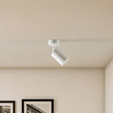 SIGMA Plafondspot Zoom, 1-lamp, wit