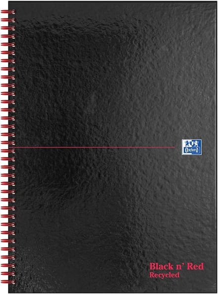 A4 Notitieboek Hardcover, Glanzend, Draadgebonden - Ideaal voor Notities