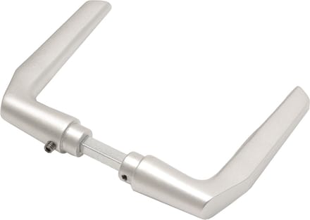 Wovar Deurklink duimmodel Aluminium | Per set | Deurkruk