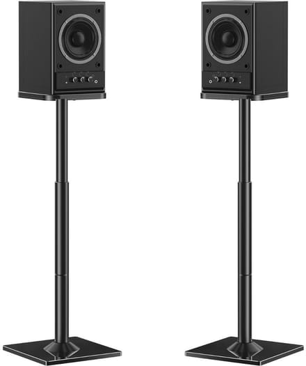 NBAP® Luidspreker Standaard - Speaker Vloerstandaard - Extra Stevig - Zwart