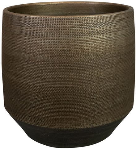 Ter Steege Bloempot "Norell" Bruin D 25 cm H 24 cm Opening 21 cm
