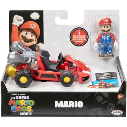 Beeldje Jakks Pacific Mario Kart The Movie Super Mario Kart