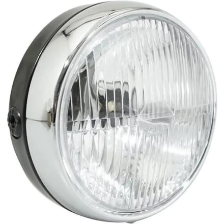 Optique avant Guia pour Auto noir Ø140 transp + inter Neuf