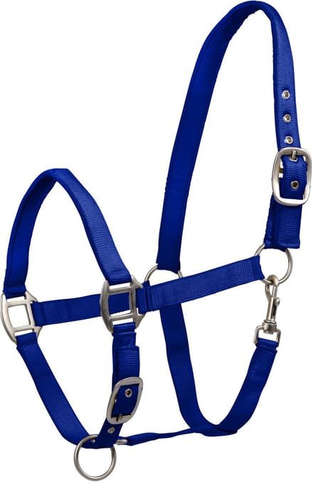 Waldhausen Perlon Satin - Paardenhalster - Donkerblauw Shet