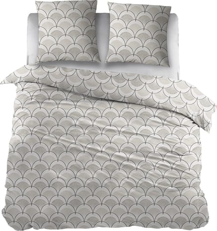 Snoozing Bodi Dekbedovertrek - Extra breed - 260x200/220 cm - Grey