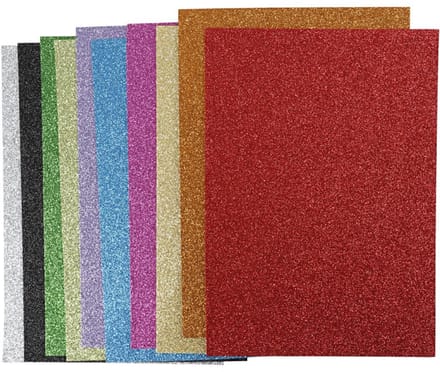 Creativ Company EVA Foam Glitter Multigekleurd A4 2mm 10 vel