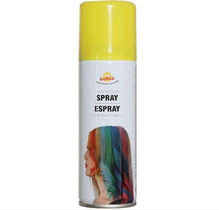 Fiestas Guirca - haarspray Geel (125 ml)