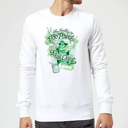 Harry Potter Floo Powder trui - Wit - S