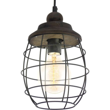 EGLO Rustiek ontworpen hanglamp Bampton