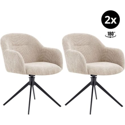 Multifurn Eetkamerstoel juul (set van 2)
