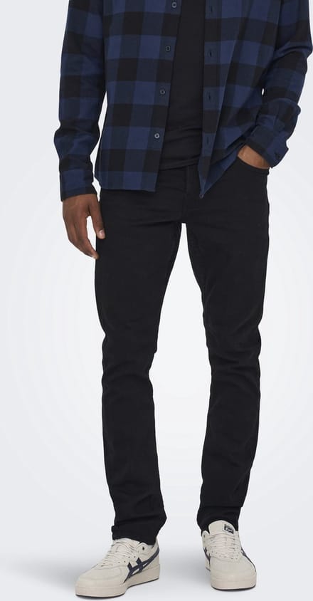 ONLY&SONS - ONSLOOM SLIM BLACK 0448 PIM DNM NOOS - Heren - Jeans
