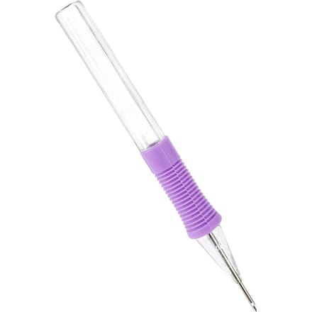 Outil de Broderie DIY Stylo à Point de Croix Aiguilles à Poinçonner Point de Couture Aiguilles à Coudre à la Main Accessoires white