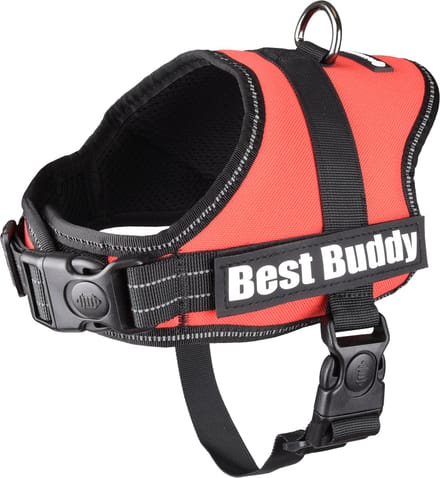 Flamingo Pluto Liberty - Harnas Honden - Harnas Best Buddy Pluto Rood S 50-70cm 25mm - 1st - 122482 - 1st
