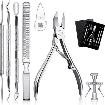 Pedicure Set 7-Delig - Nagelverzorging - Starterset - Ingegroeide Teennagel - Nagelknipper