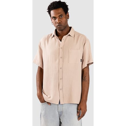 Blue Tomato Plain Linen Shirt bruin