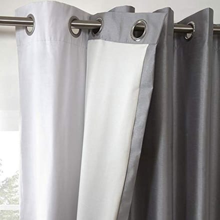3-Pass Zwarte Voering voor Gordijnen - 100% Polyester - 66 X 87 Inch